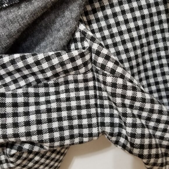 CAbi skort 2 Gingham Check Plaid Tee Time Slit Skort - Picture 8 of 16